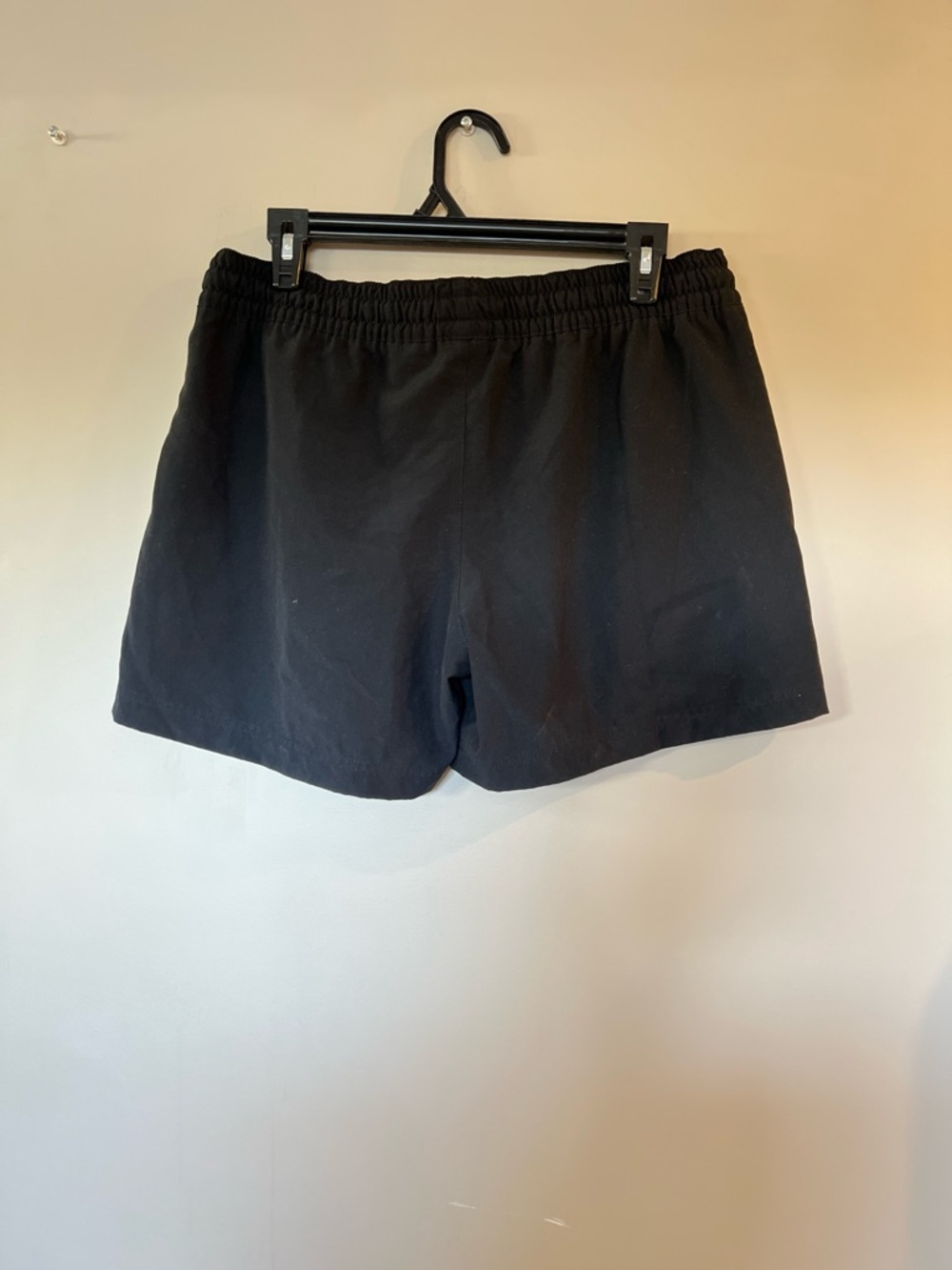 Nike Black Shorts with White Swoosh Detail - Picture 3 of 4